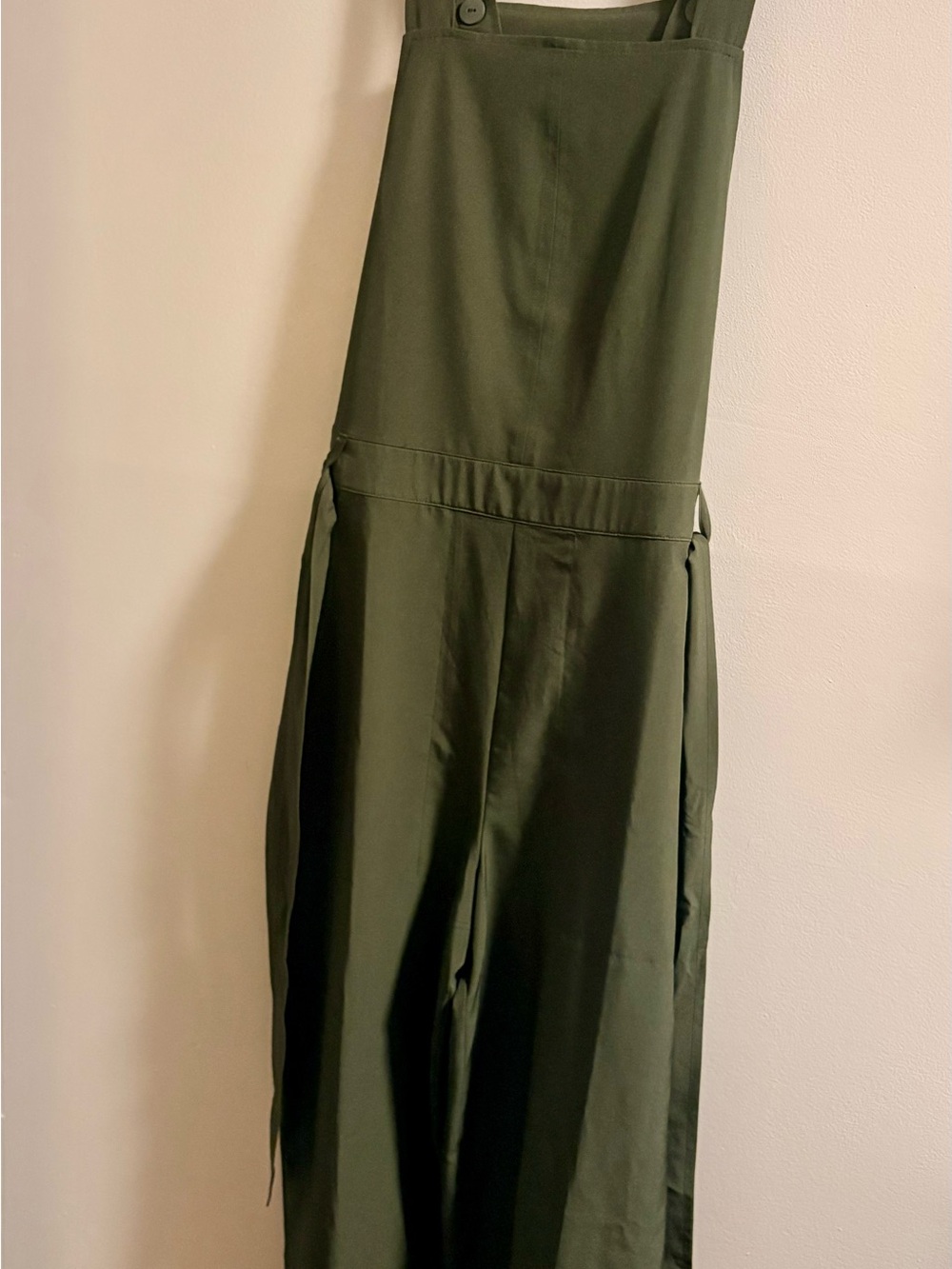 Prologue Olive Wide-Leg Strap Jumpsuit